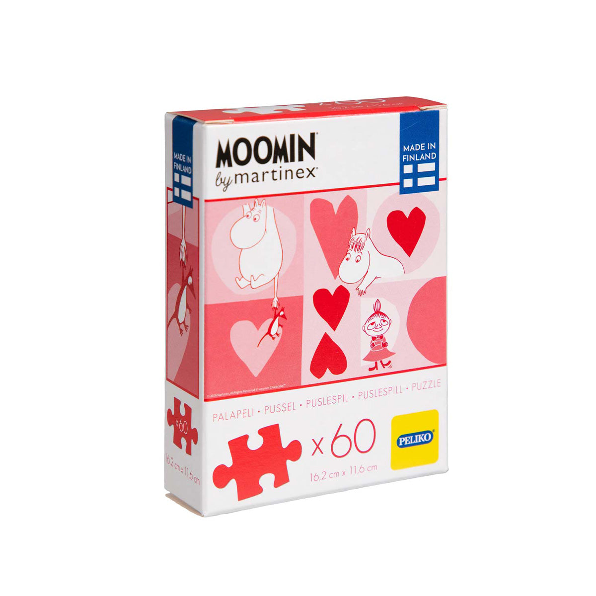 Minipalapeli 60 palaa Rakastettu