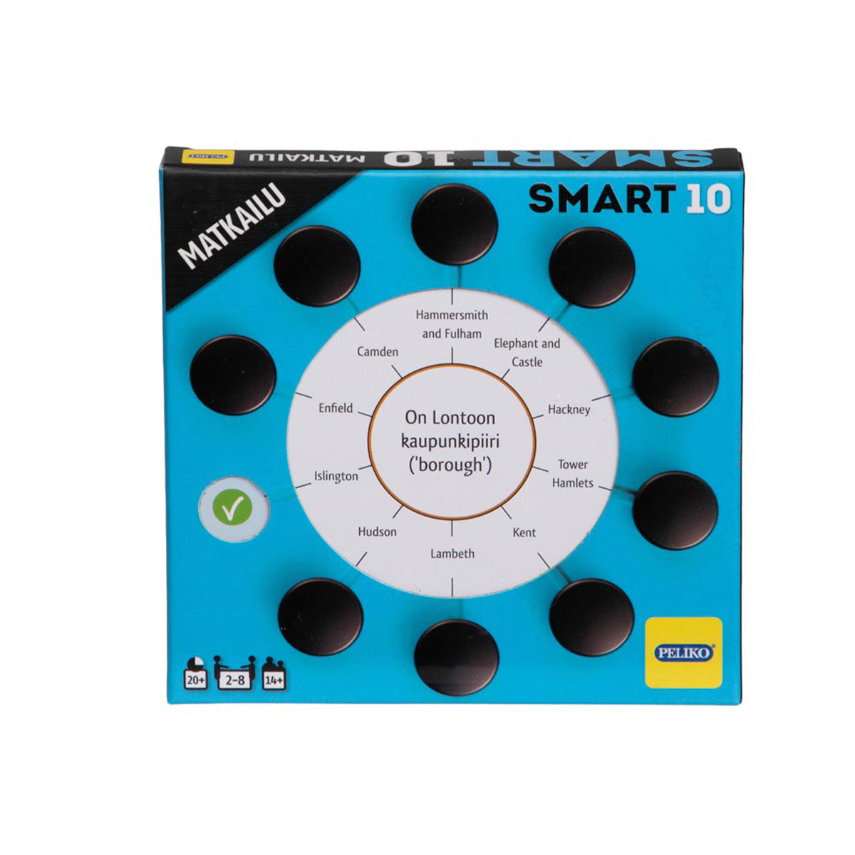 Smart10-kysymykset Matkailu (suomi)