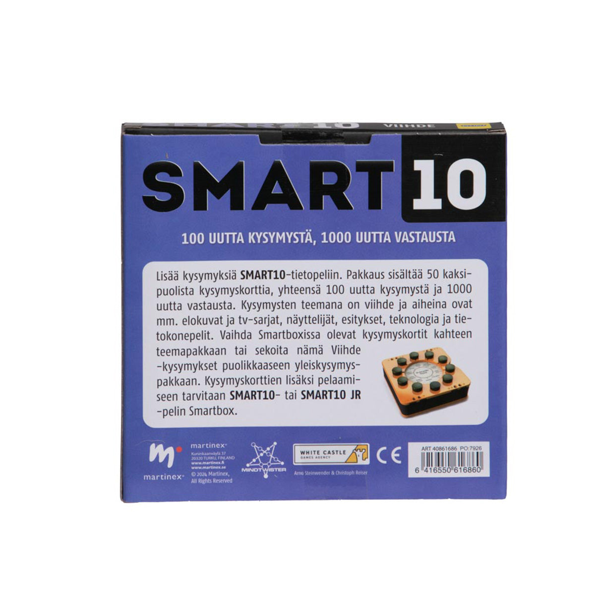 Smart10-kysymykset Viihde (suomi)