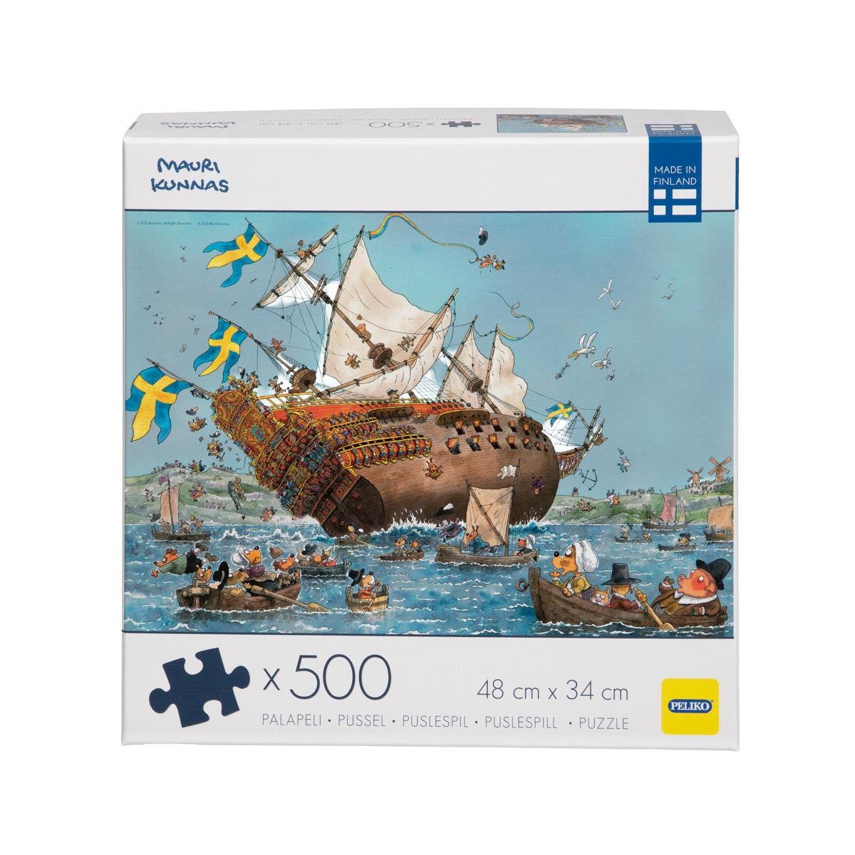 Palapeli 500 palaa Vasa-laiva