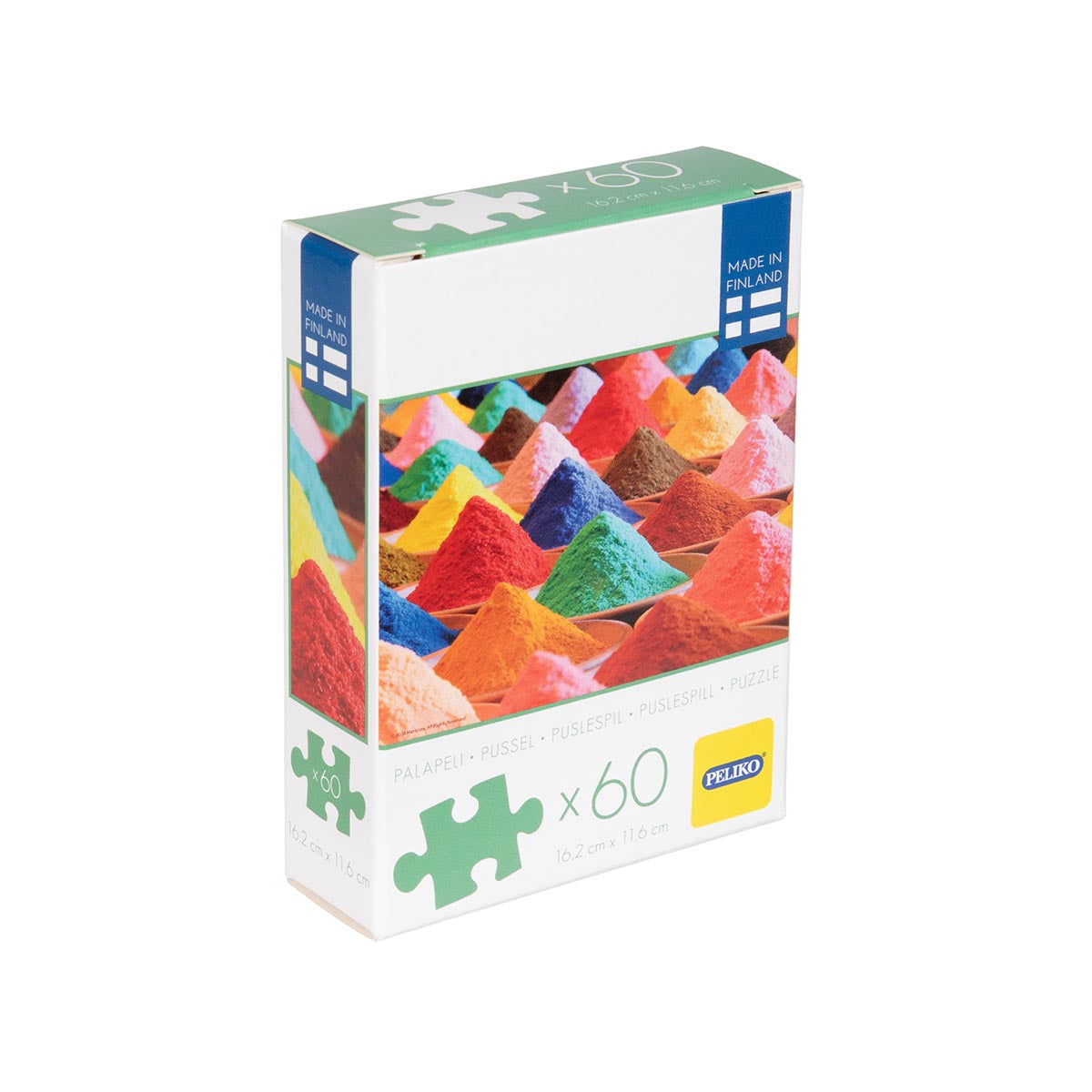 Minipalapeli 60 palaa Värijauhemarkkinat