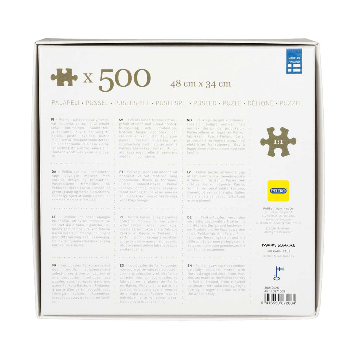 Palapeli 500 palaa Hui Kauhistus