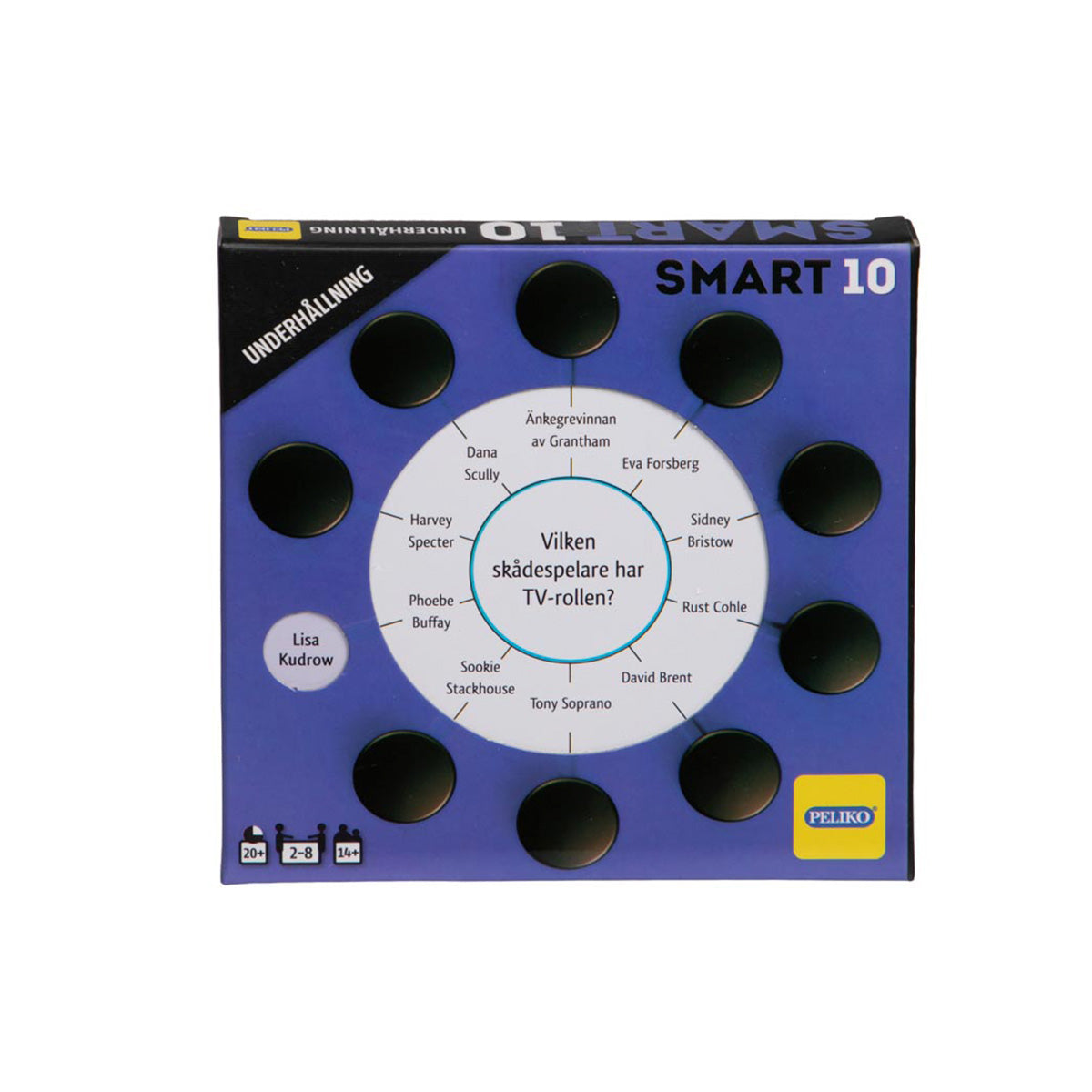 Smart10-frågekort Underhållning (svenska)