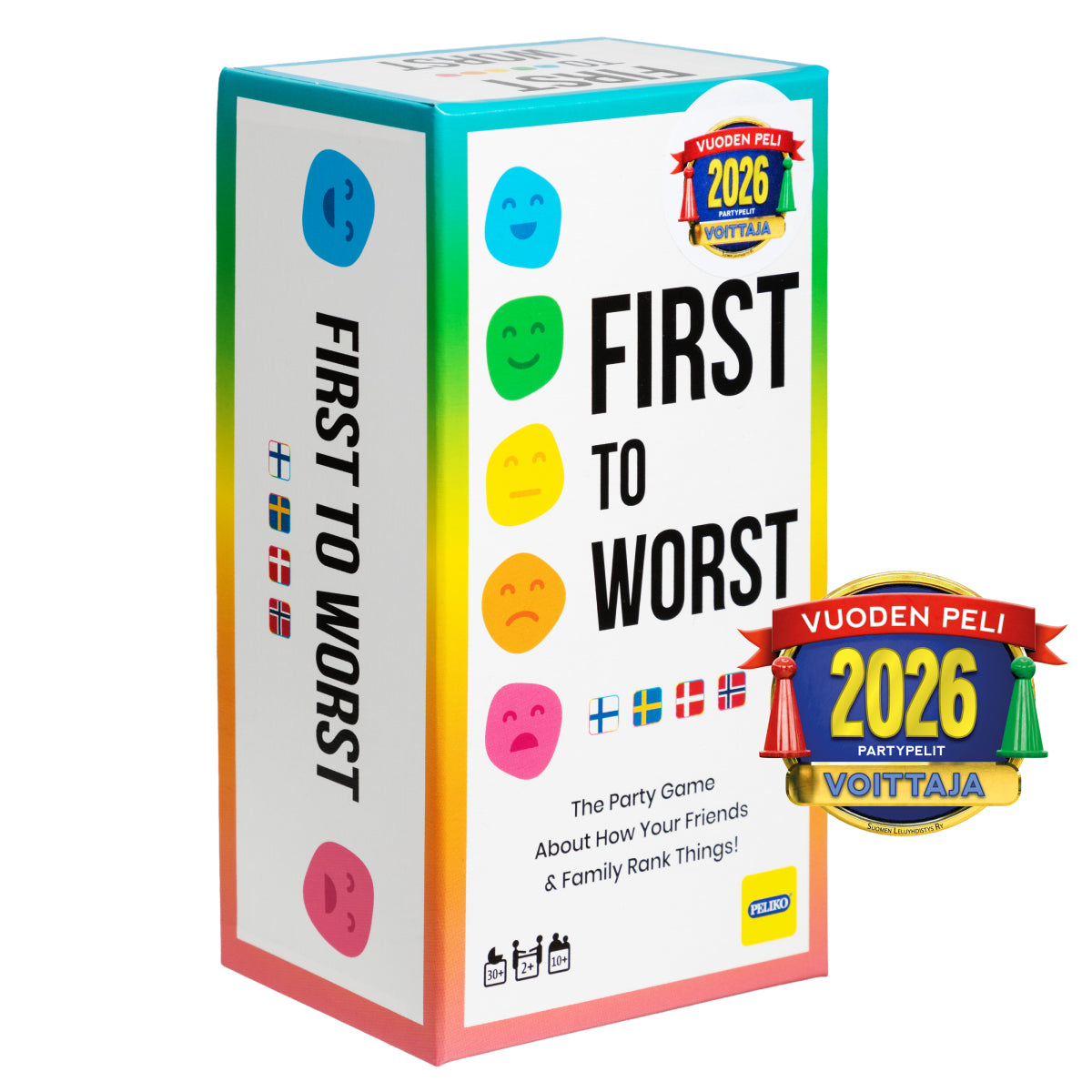 Vuoden partypeli 2026: First to worst