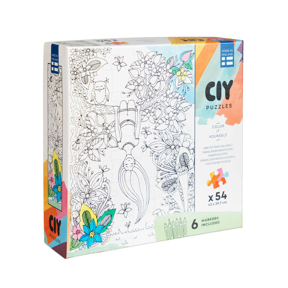 CIY-palapeli 54 palaa ja tussit Kiipeilypuu