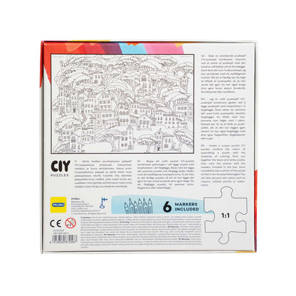 CIY-palapeli 99 palaa ja tussit Talot