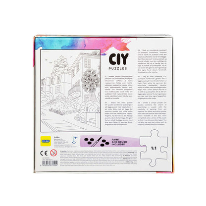 CIY-palapeli 99 palaa ja vesivärit Katukuva