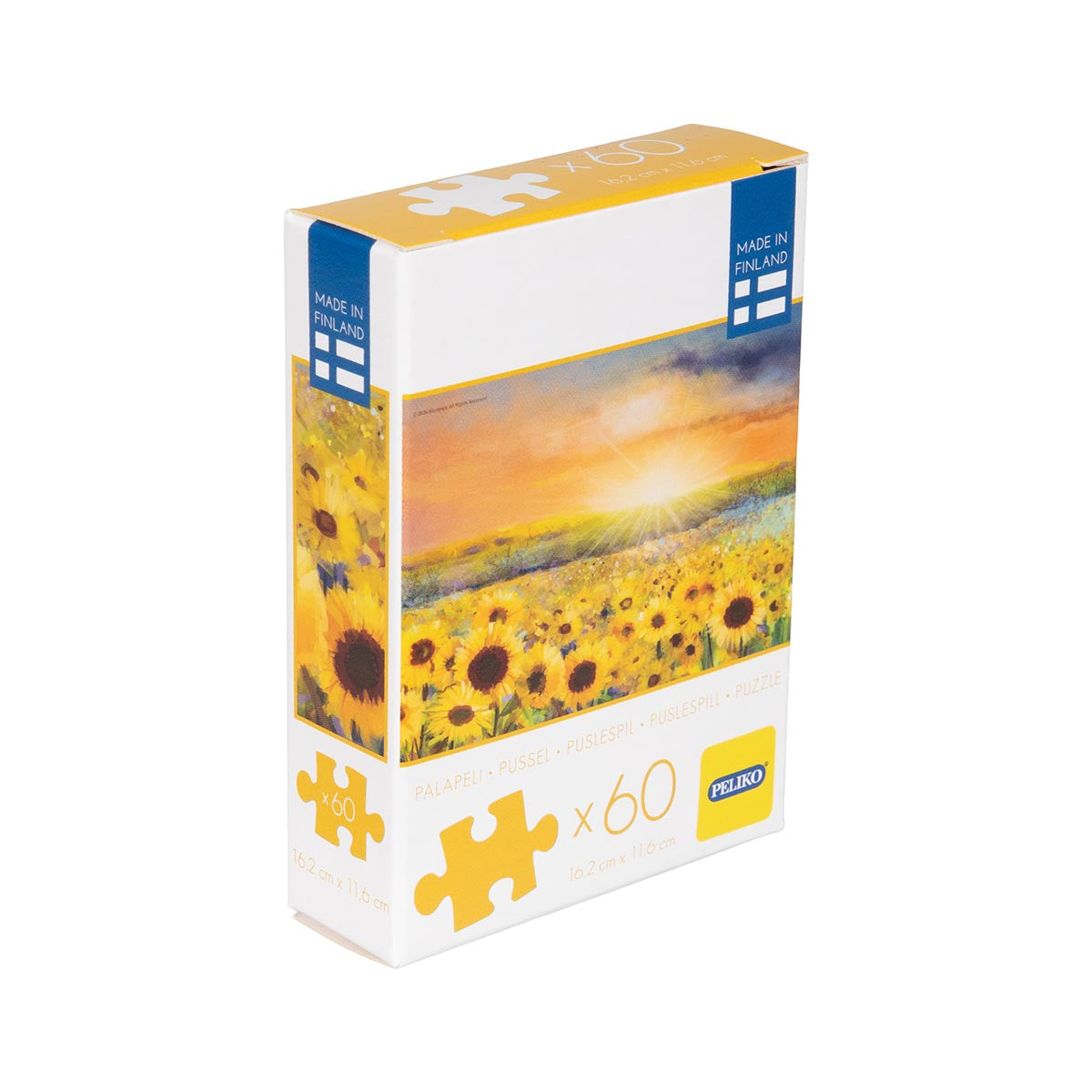 Minipalapeli 60 palaa Auringonkukat